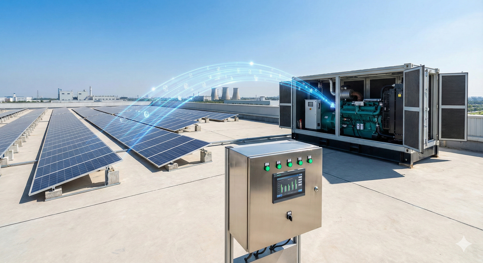 Industrial automation and SCADA concept visual for JME Energy